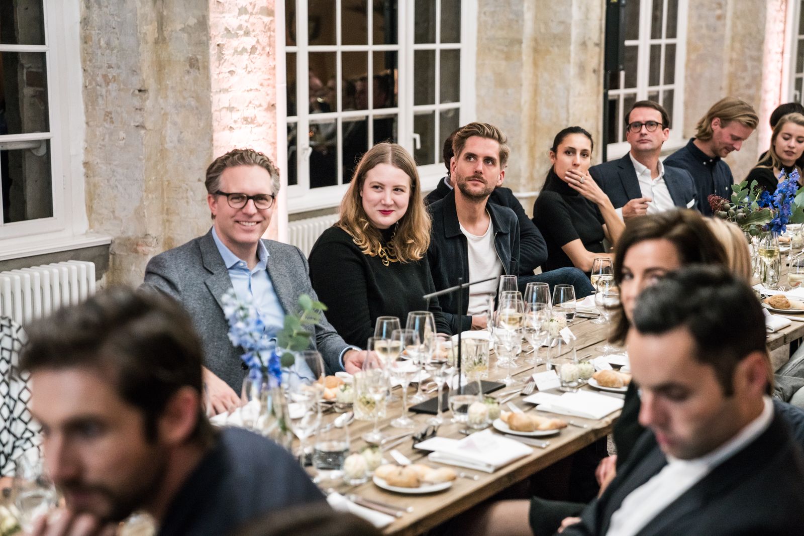 Guests seated at the AD Design Award dinner
