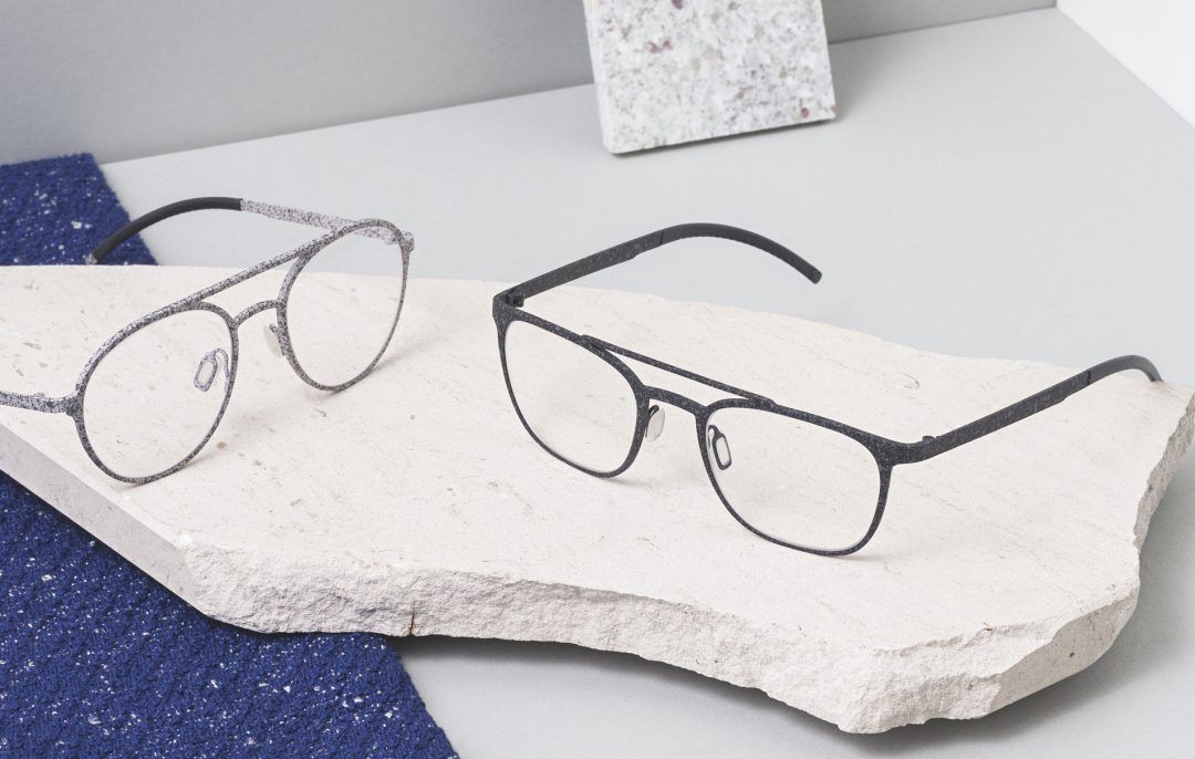 Two Ørgreen frames on a white stone slab