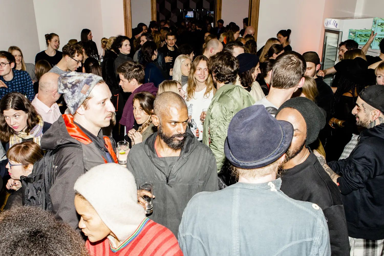Crowd of guests at the USM project50 anniversary party in Berlin