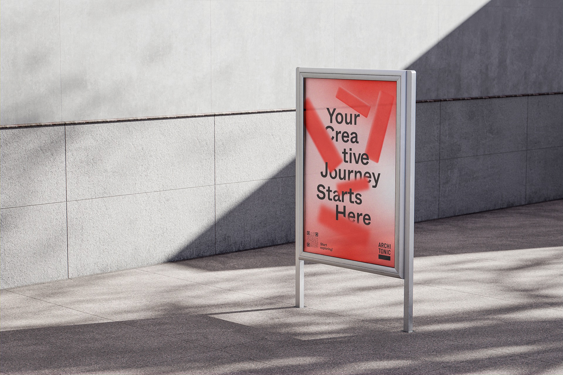Architonic campaign poster — The best tool for research and collaboration