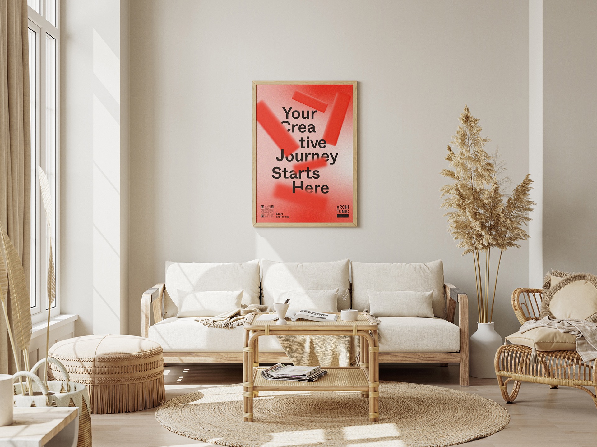 Architonic campaign poster street setting