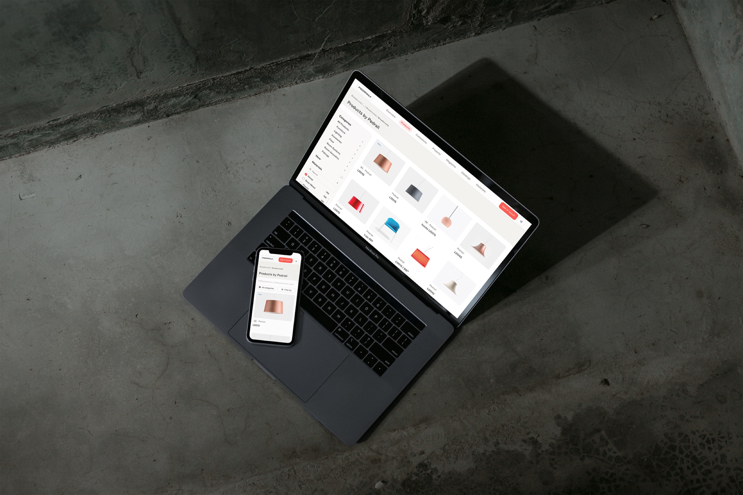 Architonic brand products page