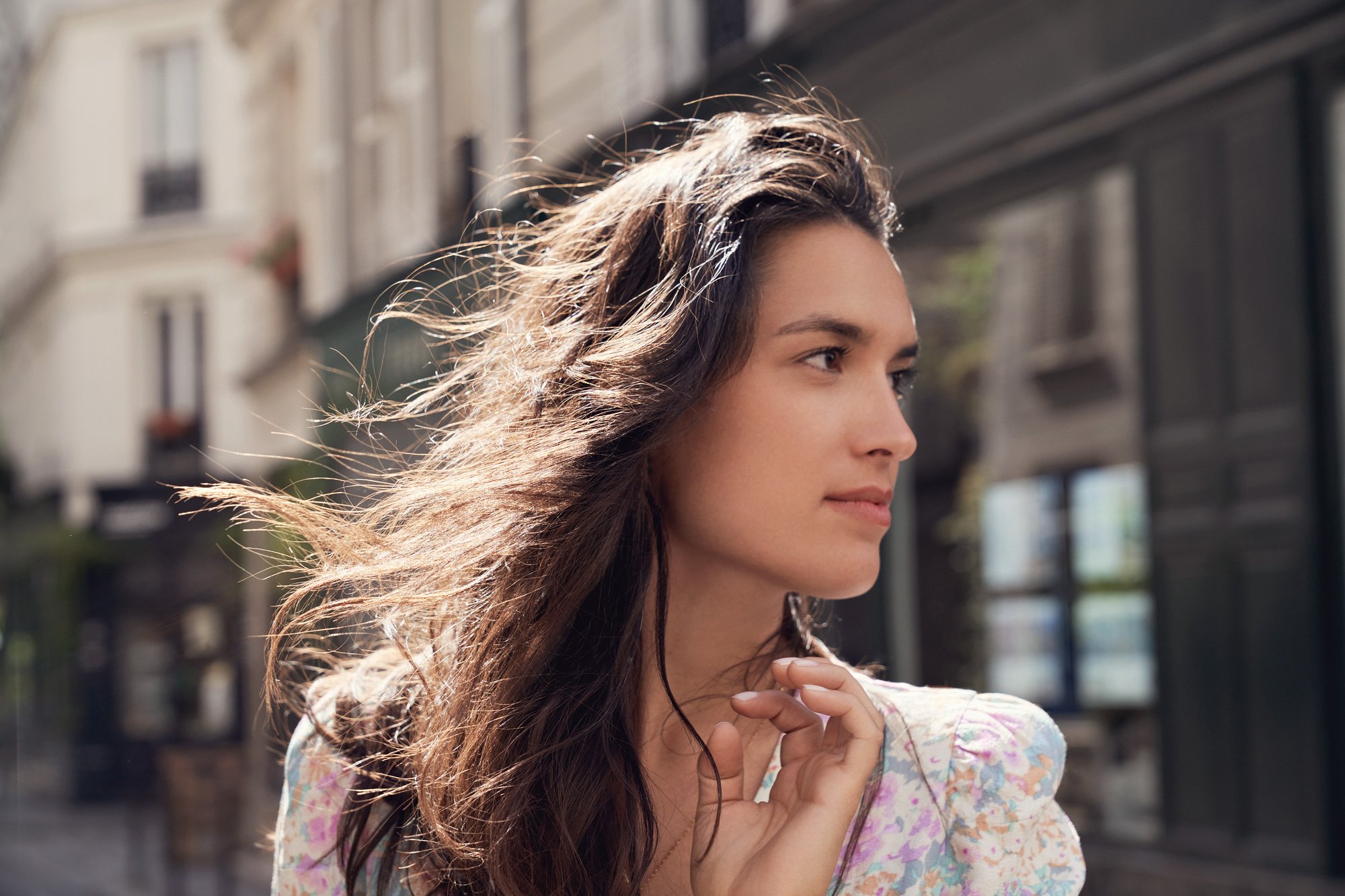 Jewellery designer Louise Damas in Paris for the ClassPass #bethebalance campaign
