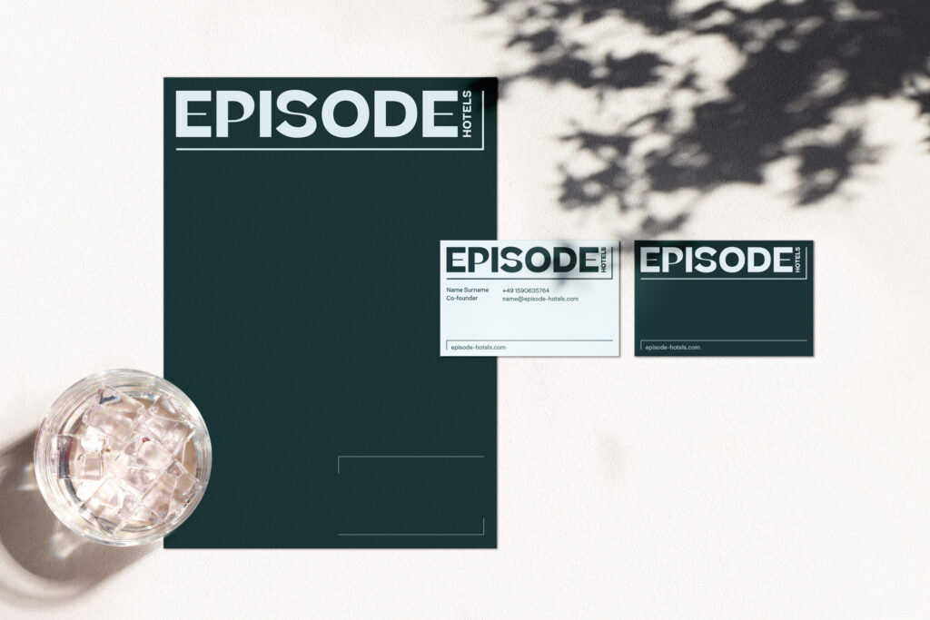 Episode Hotels stationary
