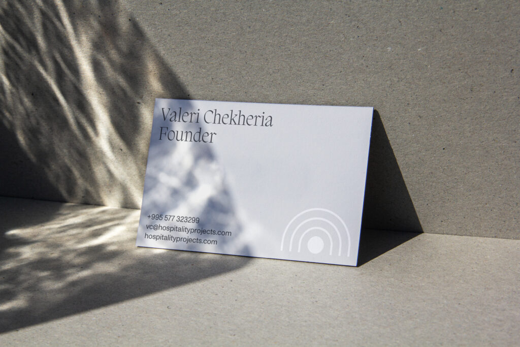 Hospitality Projects businesscard
