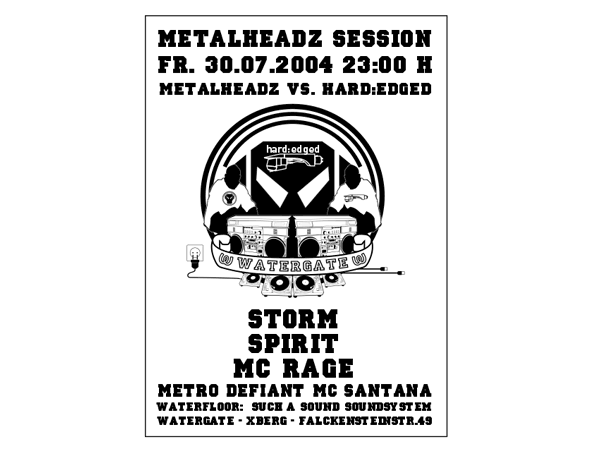 Metalheadz session poster