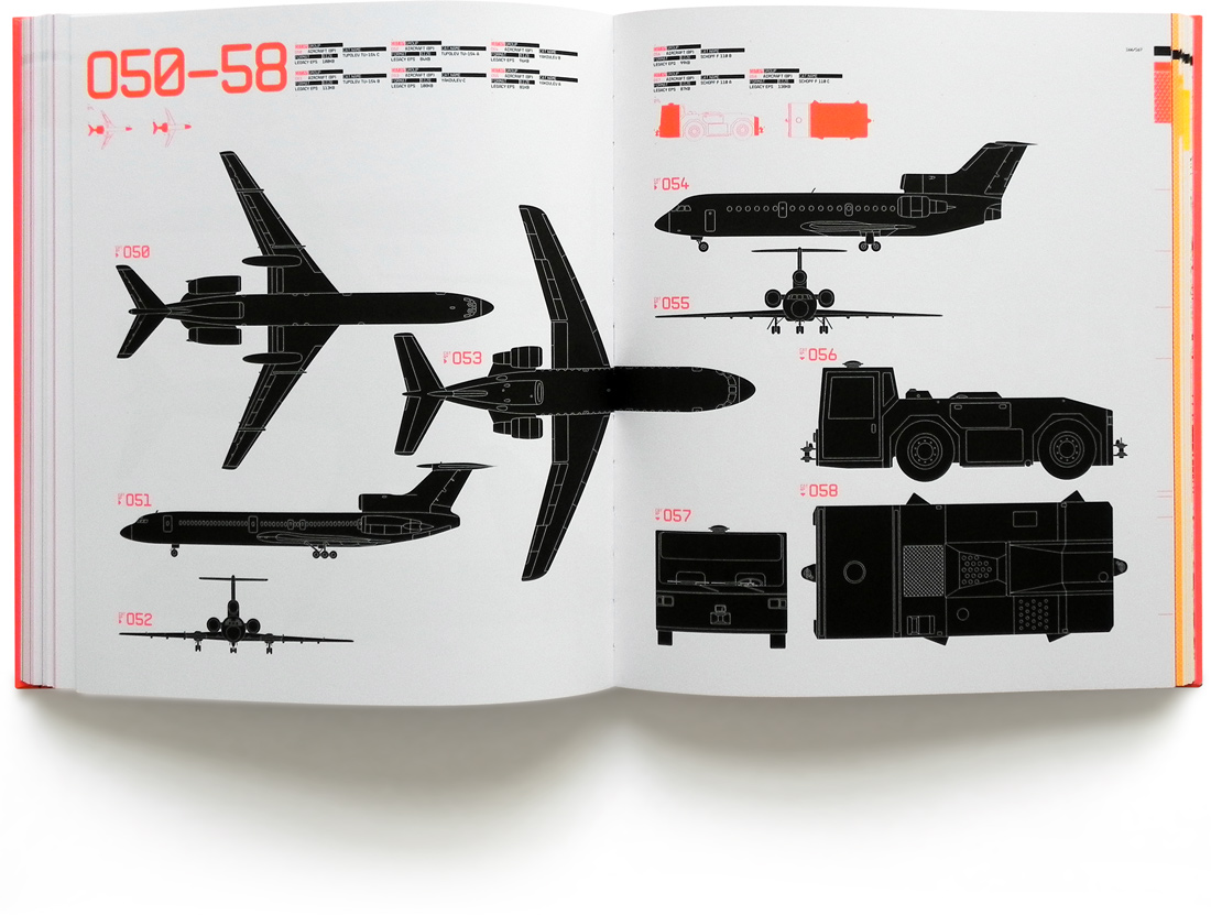 Interior spread O50–58 — aircraft