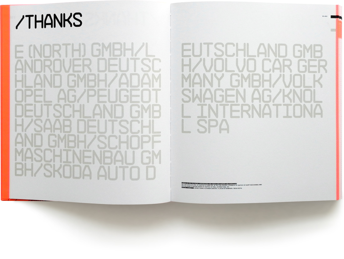 Interior spread — thanks page
