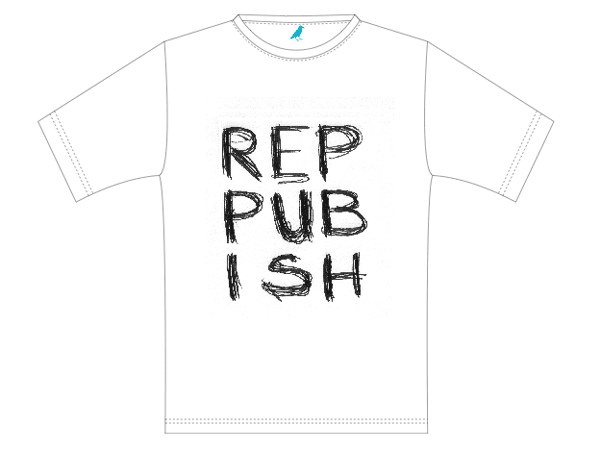 Handdrawn typo shirt