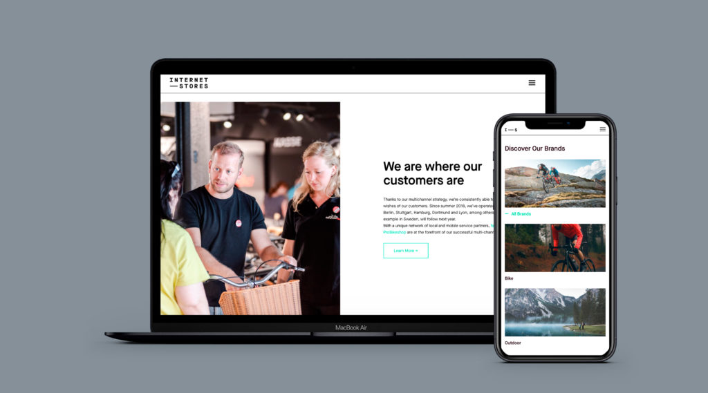 Internetstores — branding visual