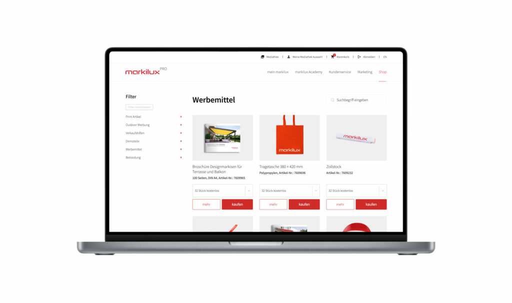 Markilux Pro mxpro shop