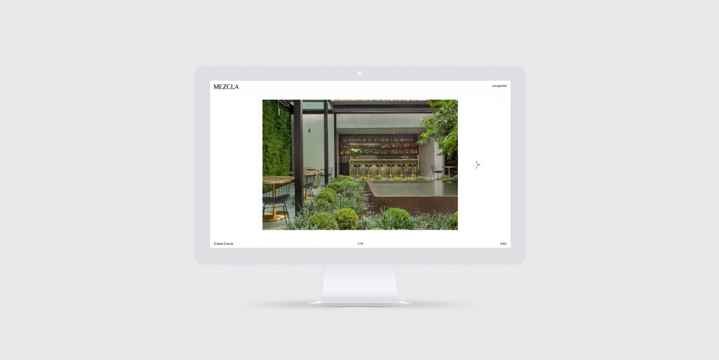 Mezcla — web design visual
