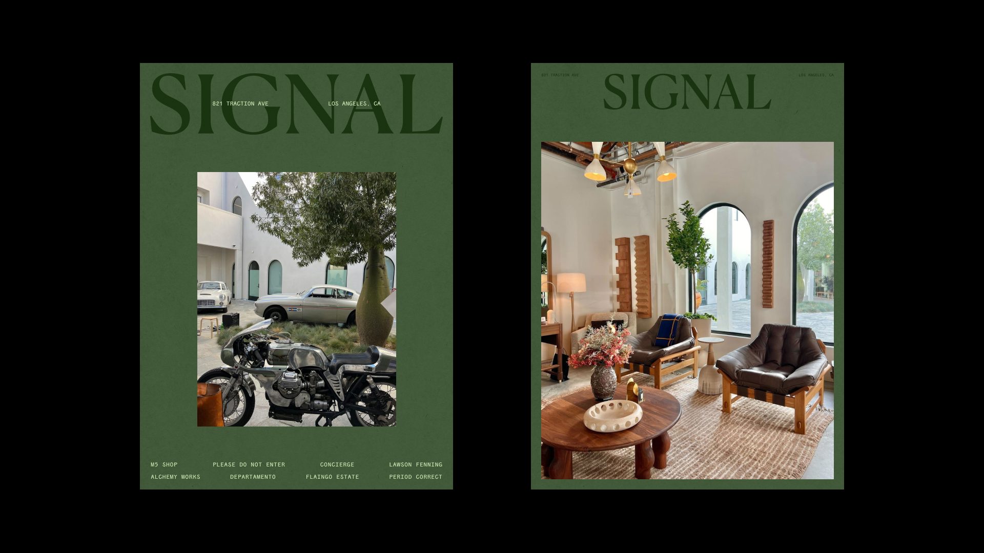 Signal LA poster system