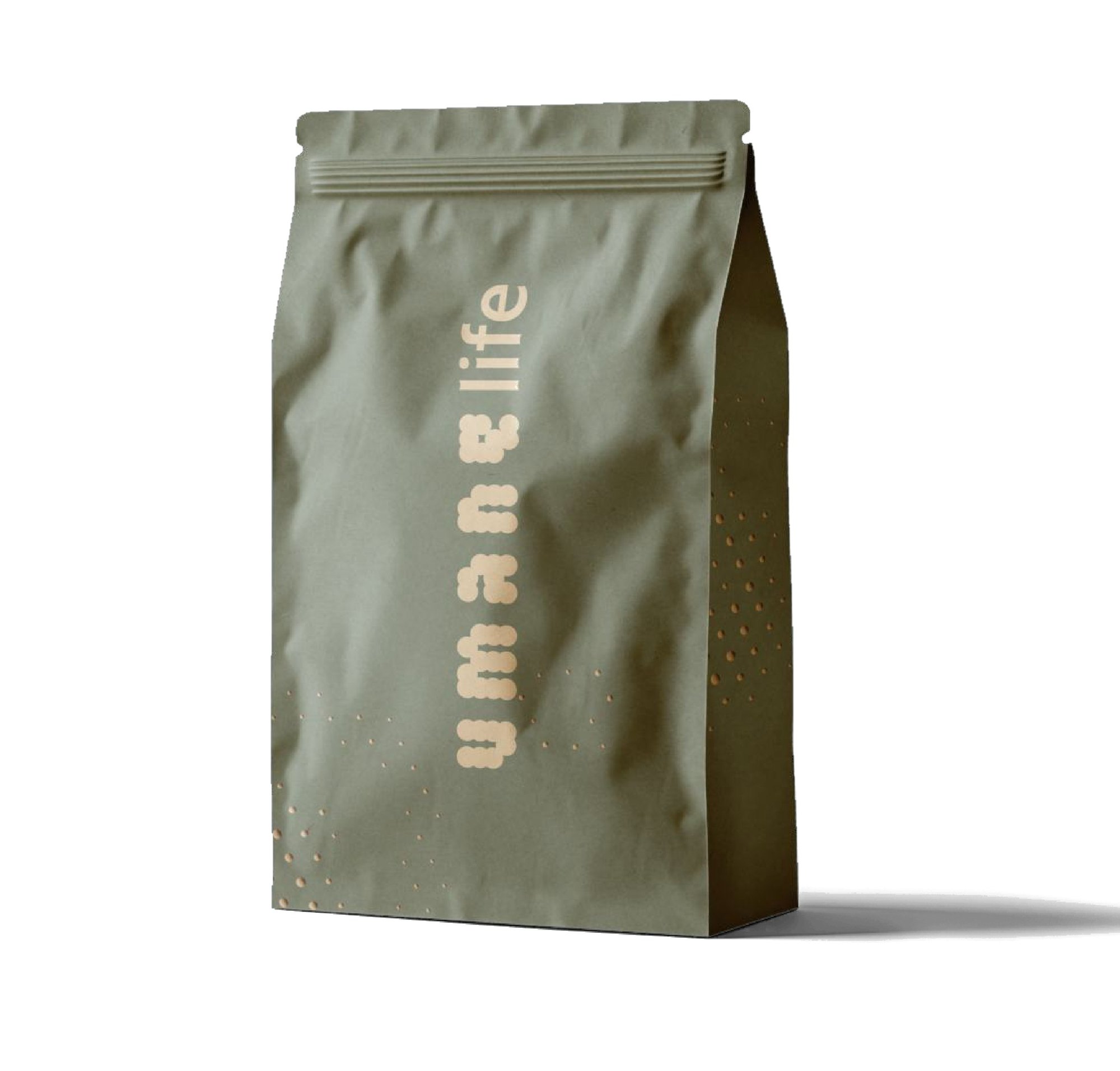 Umane packaging pouch