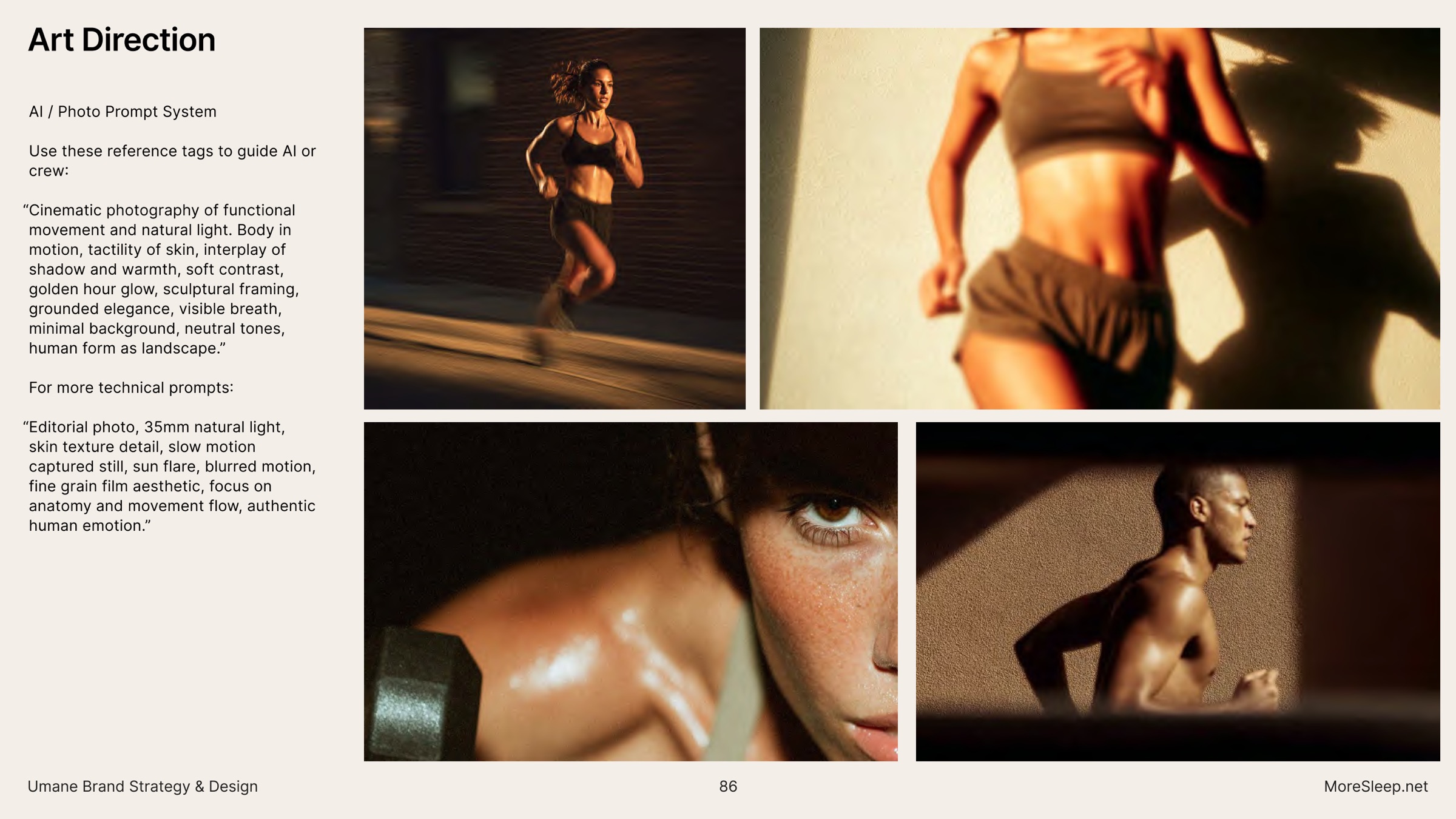 Umane AI photo prompt system