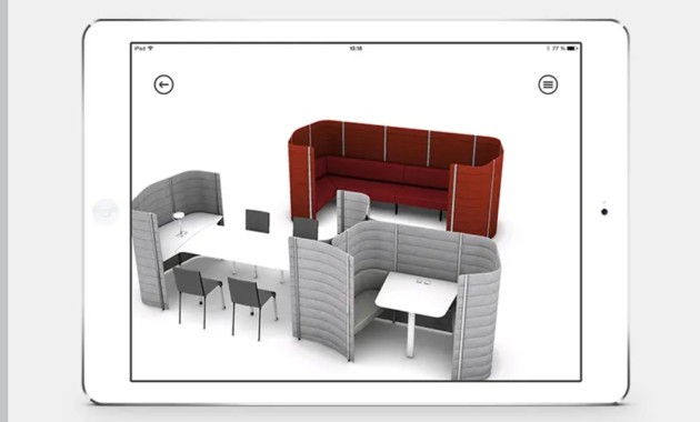Vitra Workbays iPad app — 3D configurator